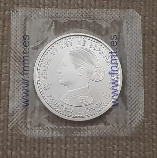 Moneda plata 40€ España 2025