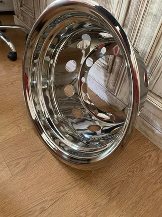 4 Tapacubos Acero Inoxidable