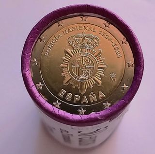 2 euros Policía Nacional España 2024