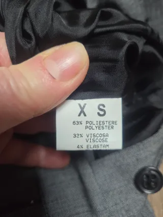 Tuta sartoriale grigia taglia M