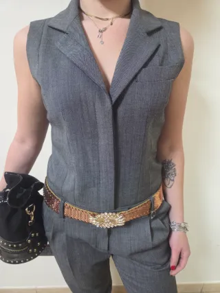 Tuta sartoriale grigia taglia M