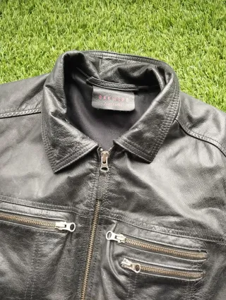 Cazadora Piel XL Oakwood House of Rock Negra