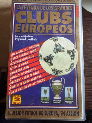 VHS La Leyenda de los Grandes Clubs Europeos