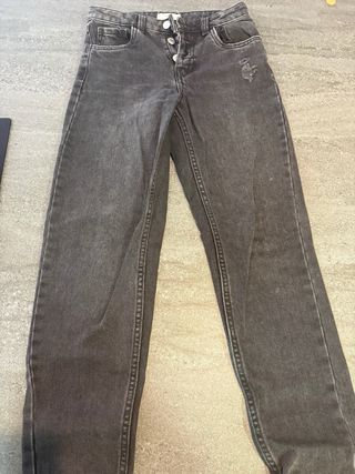 Pantalón vaquero niña Mango negro 134 cm