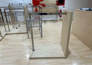 Mueble Perchero Madera y Metal Tienda