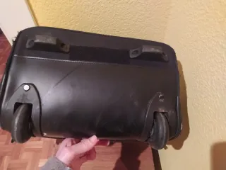 Mochila escolar verde con ruedas