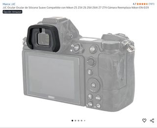 Oculare JJC per Nikon Z6/Z7/Z5