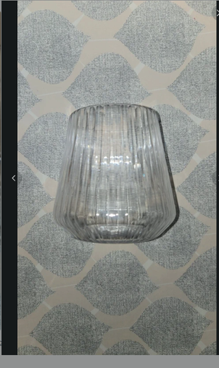 8 Bicchieri Vino/Acqua Plastica Dura Effetto Vetro