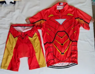 Conjunto ciclista Iron Man Talla S sin estrenar