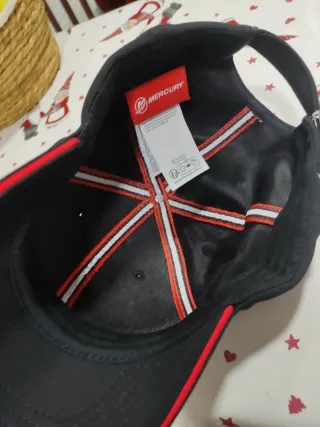 Gorra Mercury Headwear Negra Náutica