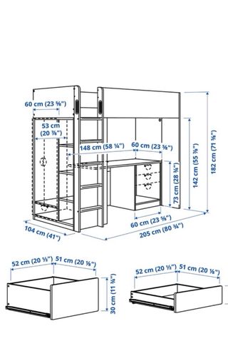 Escalera SMASTAD Ikea