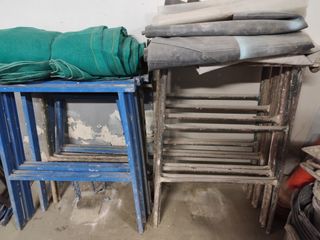 6 Caballetes Metálicos