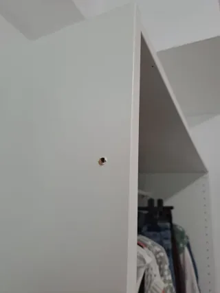 Armario PAX blanco con barra