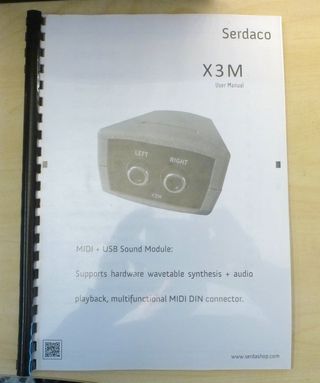 Módulo MIDI SERDACO X3M GM MT-32 SC-55 Roland