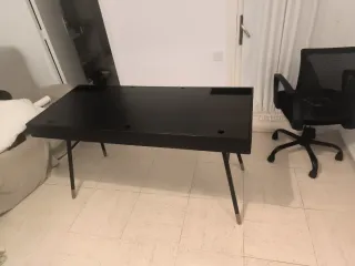 Mesa estudio/despacho madera y metal