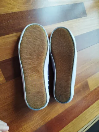 Bailarinas azul marino lunares talla 40