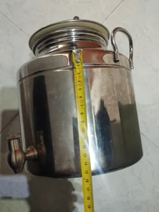 Ziro per olio con rubinetto e manici 5 litri