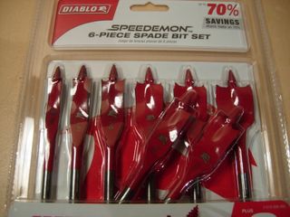 JUEGO DE 8 BROCAS FRESADORAS PLANAS DIABLO