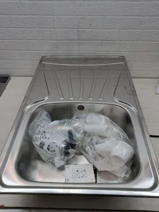 Fregadero Teka 1 Cubeta con Escurridor