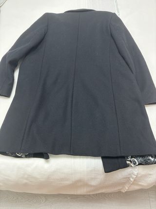 Abrigo Desigual Talla 42 Negro Multicolor