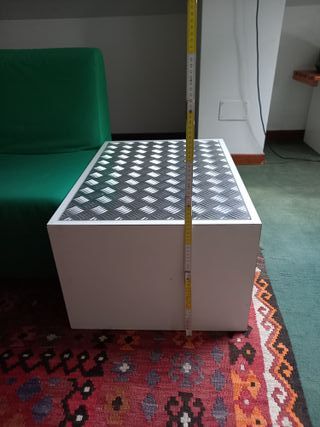 Tavolini Bassi Salotto Vetro e Plastica