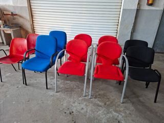 Lote de sillas de oficina/sala de espera