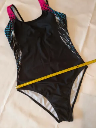 Bañador natación mujer negro