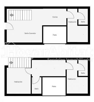 Casa adosada en venta en Centro en Castellón de la Plana