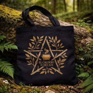 Bolsa Tote Lona El Caldero de Hécate
