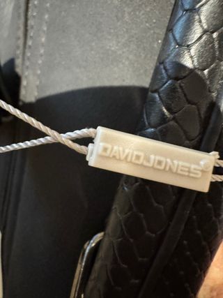 Bolso David Jones Negro Multicolor Nuevo