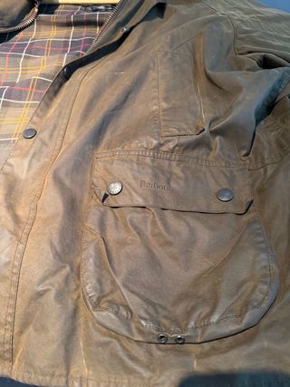 Barbour XXL Chaqueta Clásica Bedale Marrón/Verde