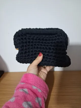 Borsa nera fatta a mano