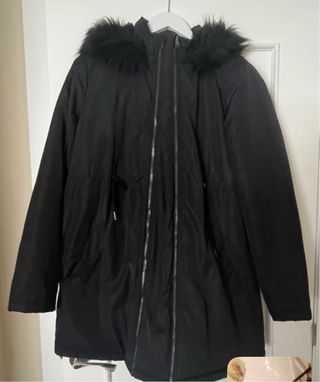 Abrigo premamá Kiabi Talla L Negro