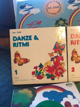 Raccolta18 dischi didattici Danze Ritmiche 45 giri