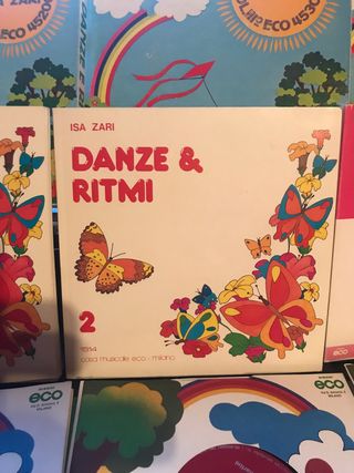 Raccolta18 dischi didattici Danze Ritmiche 45 giri