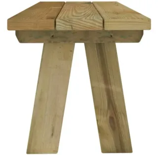 Banco de pino para jardín