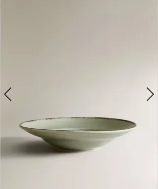 3 Platos hondo Zara cerámica