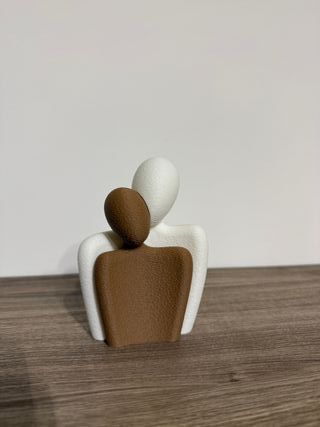 Statuetta Bicolore Amanti San Valentino