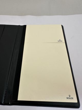 Libreta Rolex Negra Original