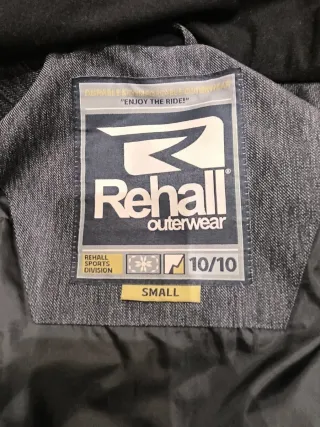 Chaqueta Rehall Marrón y Gris Snowboard/esqui