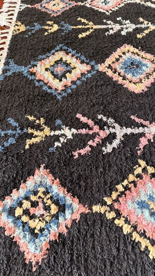 Tapete Rugvista 160x230cm Preto Multicolor