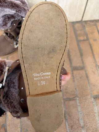 Indianini Stivali Marroni Pelliccia