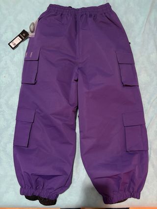 Pantalón baggy esquí/snowboard morado talla M