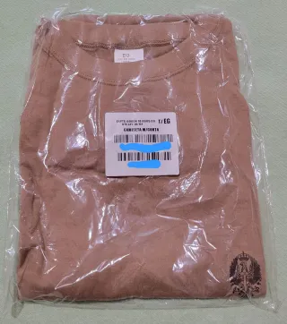 Camiseta Militar Manga Corta EG Marrón Talla M