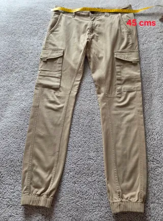 Pantalón cargo Jack&Jones beige hombre