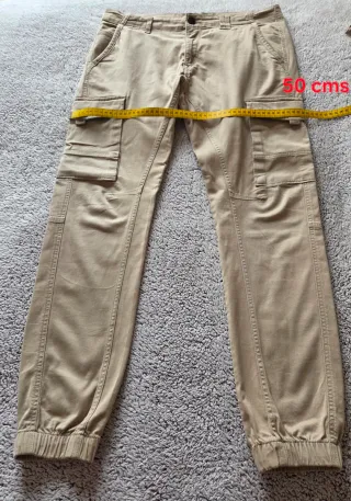 Pantalón cargo Jack&Jones beige hombre