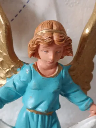 Angeli Fontanini Presepe Blu e Rosa