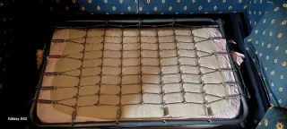 Divano letto 2 posti blu