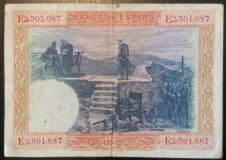 Billete 100 pesetas 1 julio 1925