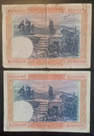 Billete 100 pesetas 1 julio 1925